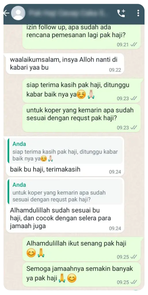 Testimoni WA