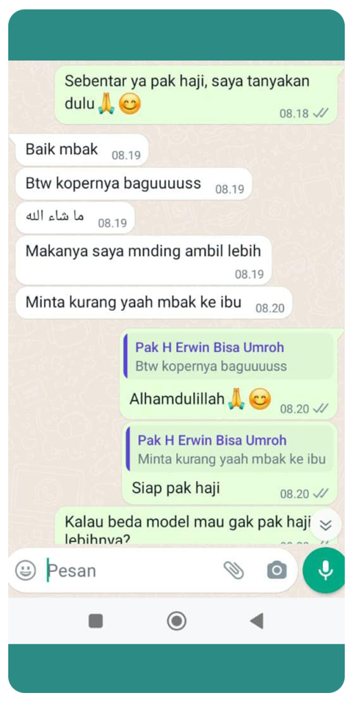 Testimoni WA